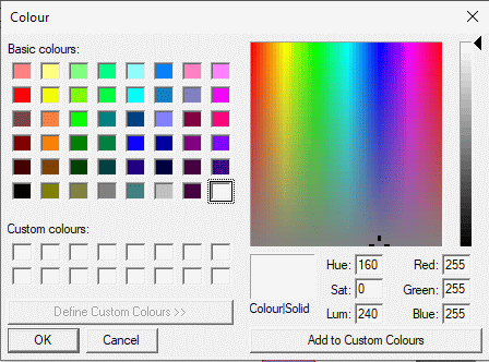 IMAGE: Background
    Colour Dialog