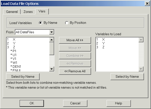 IMAGE: TECPLOT data
    loader dialog